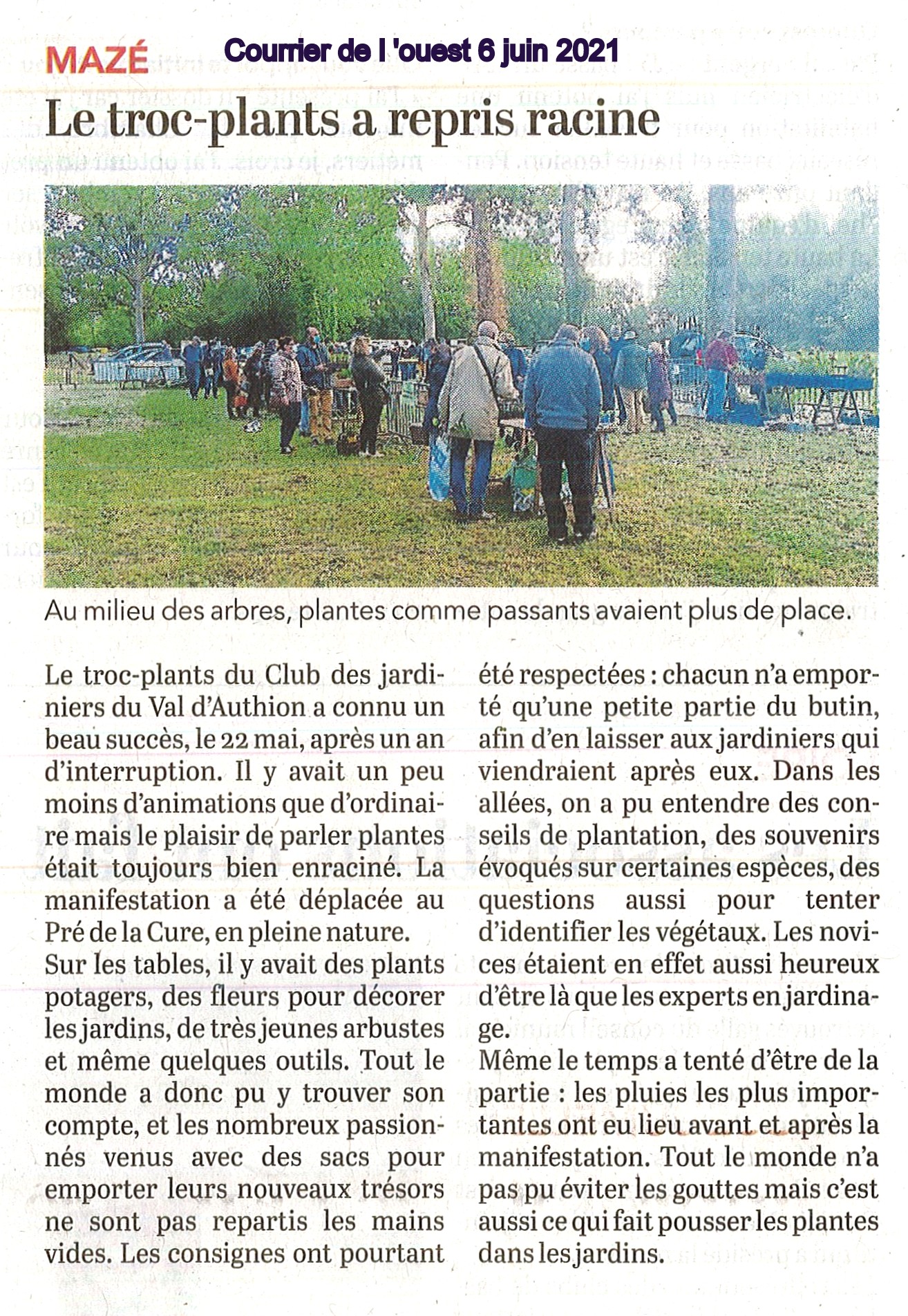 2021 TROC MAZE C O 6 JUIN 2021